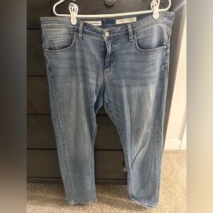 Pilcro Light Blue Straight Leg Jeans